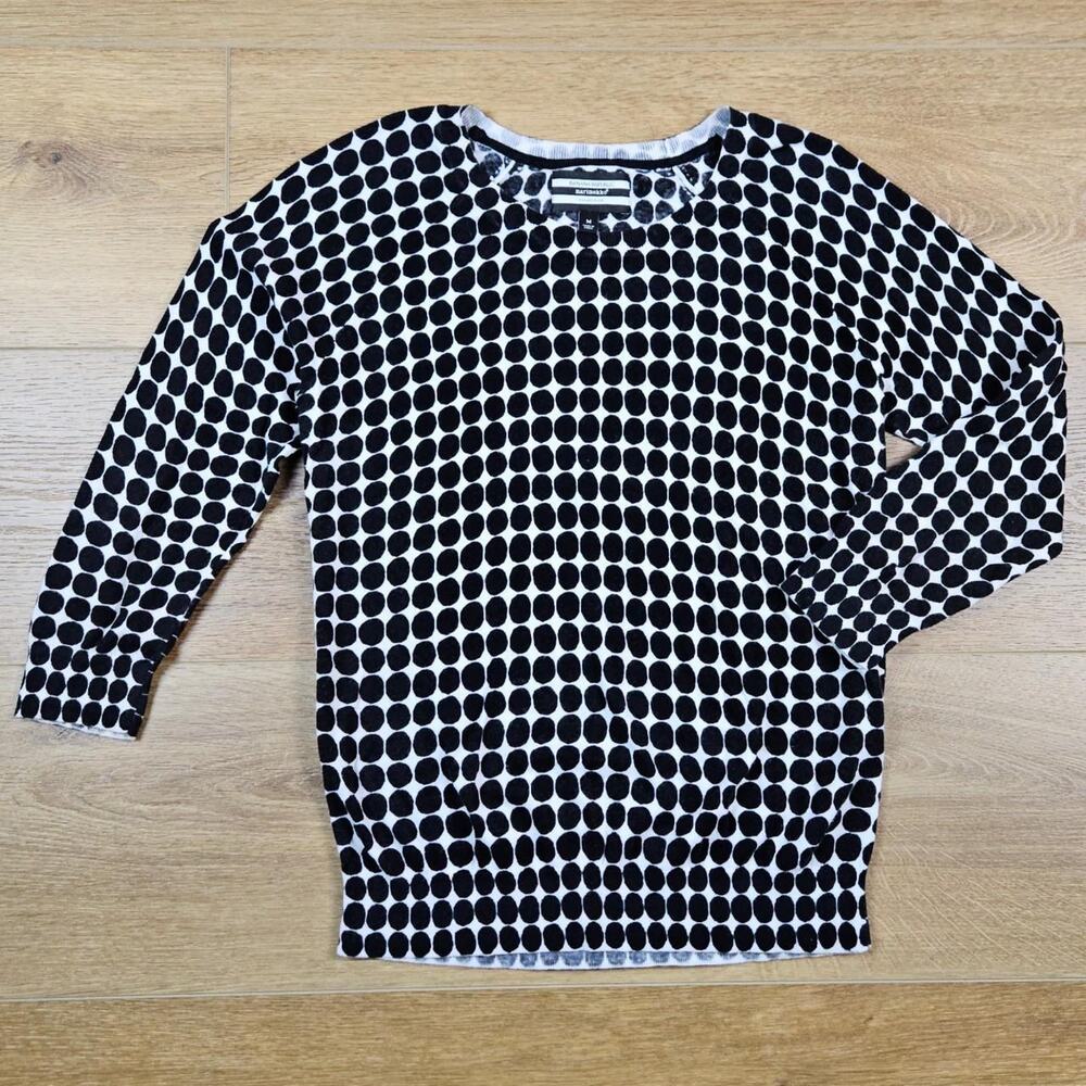 Banana Republic x Marimekko Lightweight Dot Sweater  M cotton